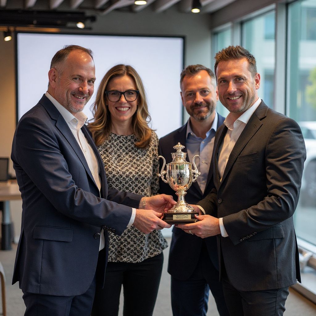 Award ceremony for parking innovation